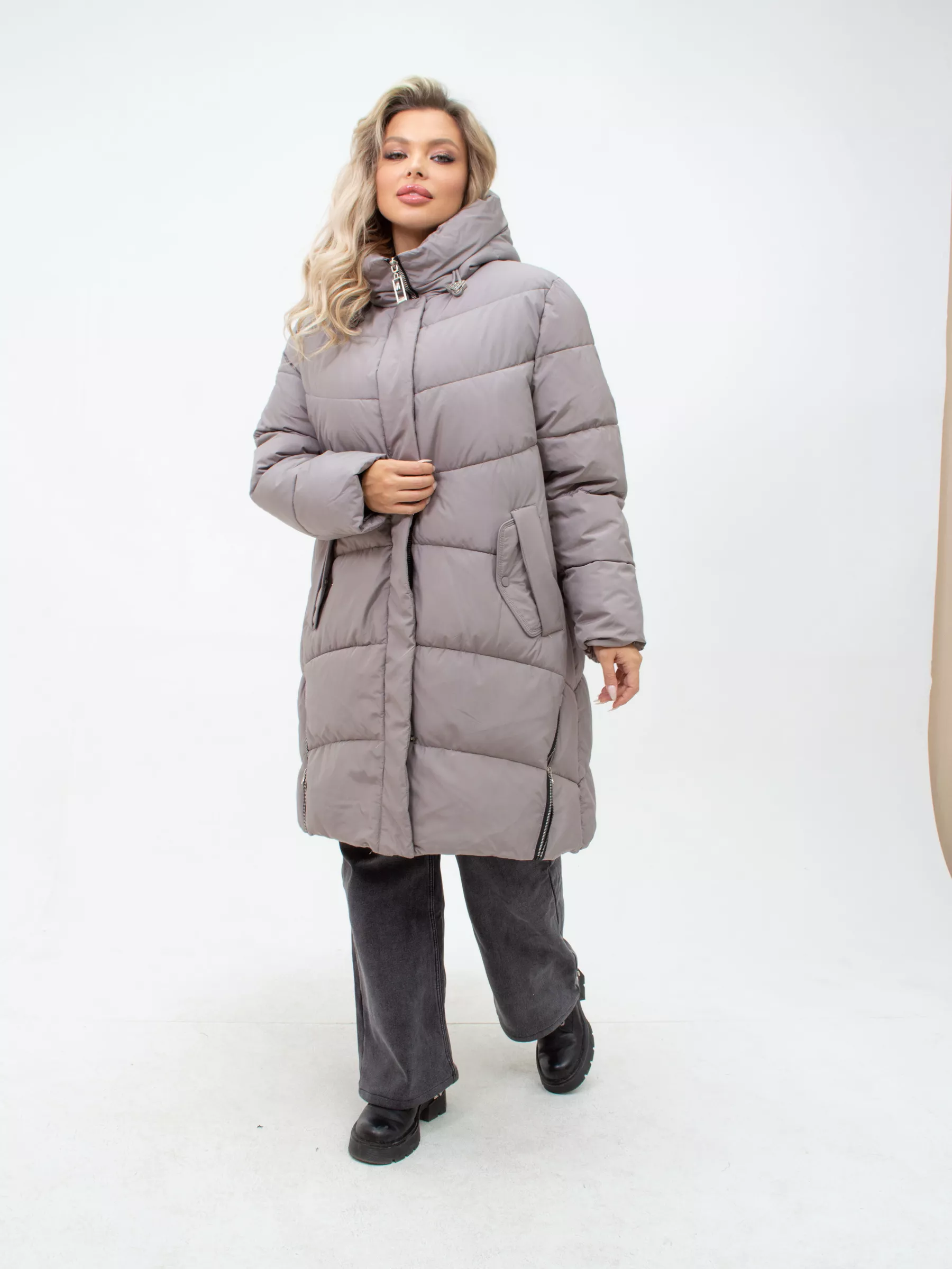 Куртка зимняя большого размера