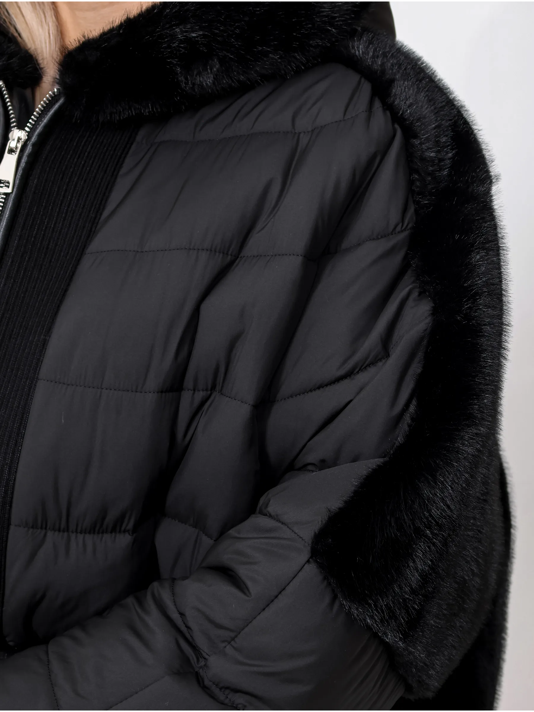 Шуба женская искусственная из эко меха, короткая куртка