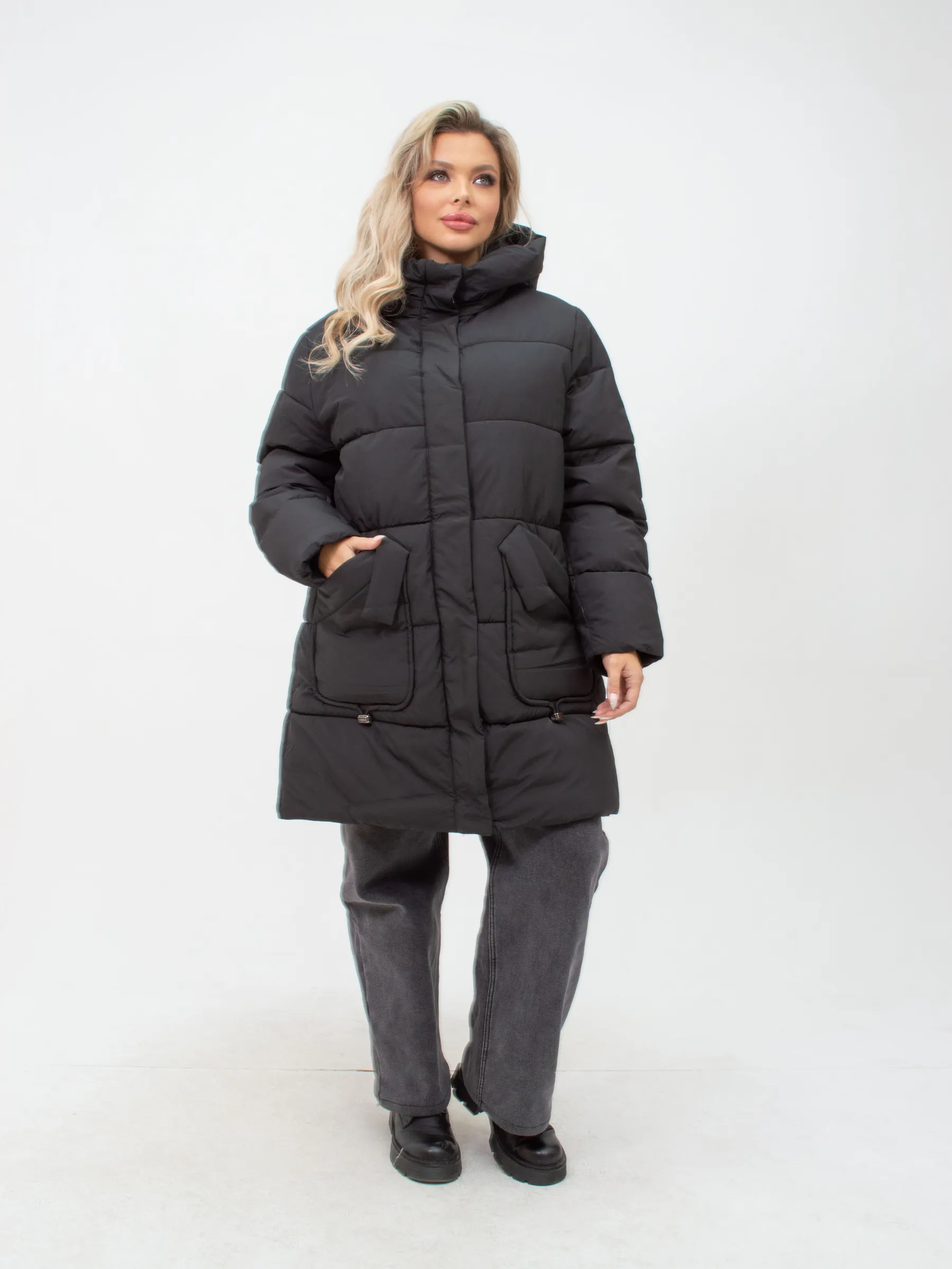 Куртка зимняя большого размера