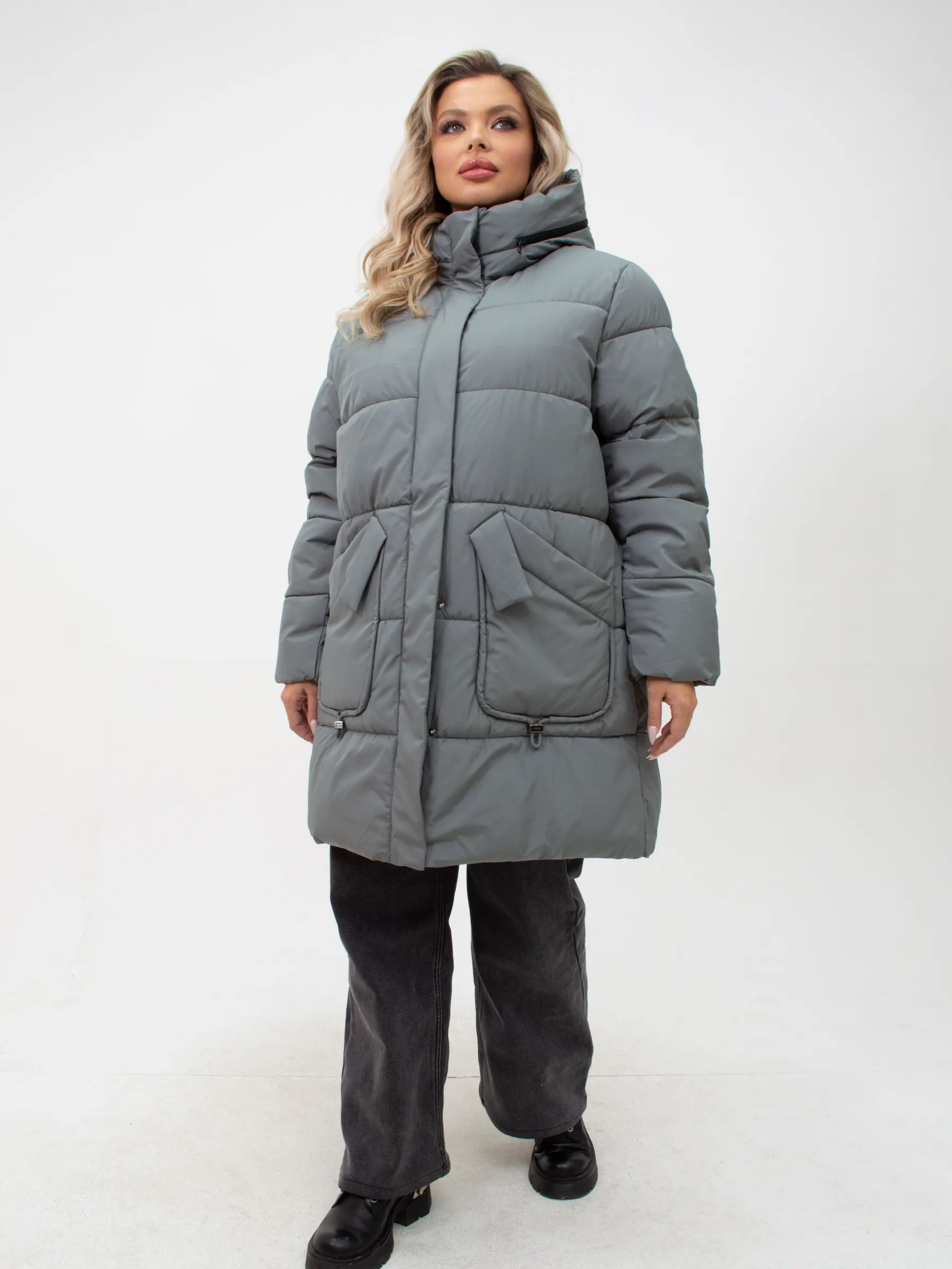 Куртка зимняя большого размера