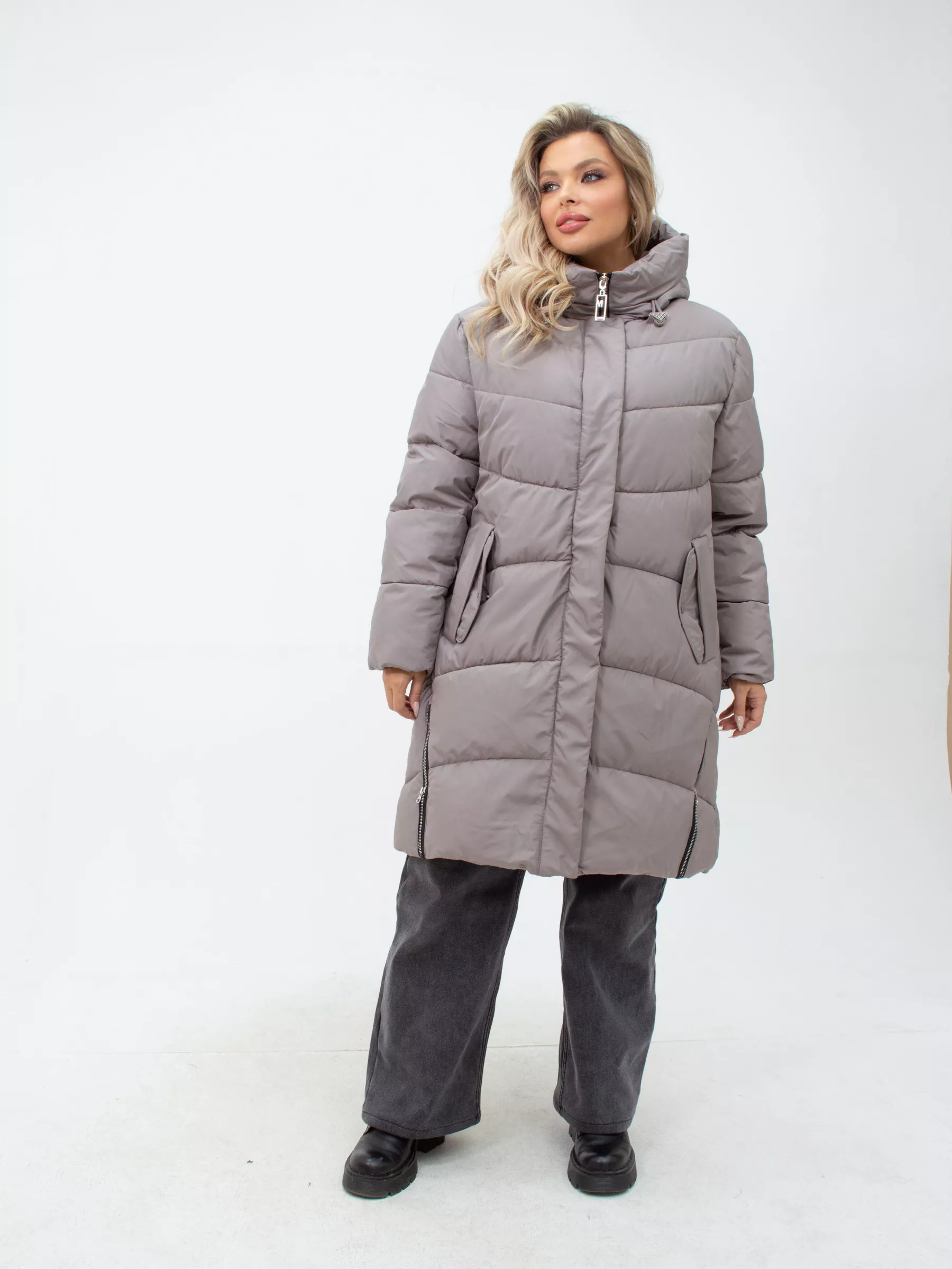 Куртка зимняя большого размера