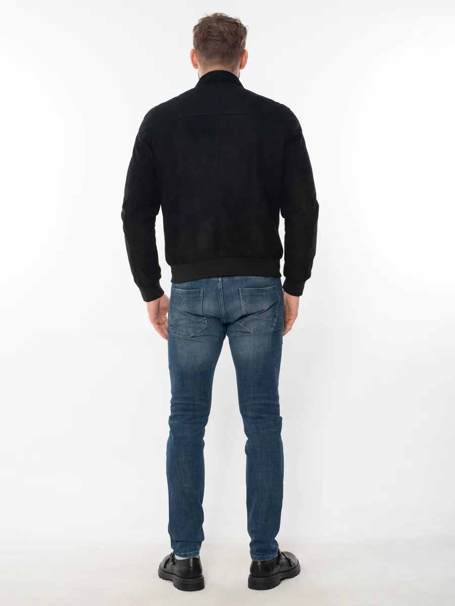 Ветровка замшевая мужская