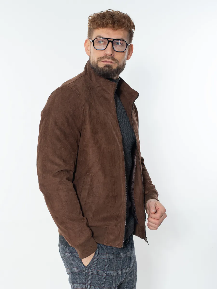 Ветровка замшевая мужская