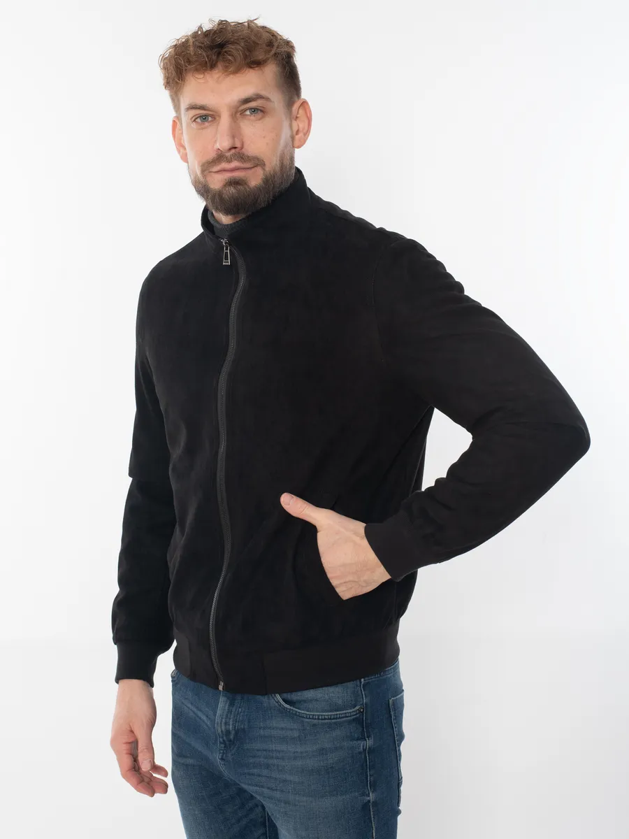 Ветровка замшевая мужская