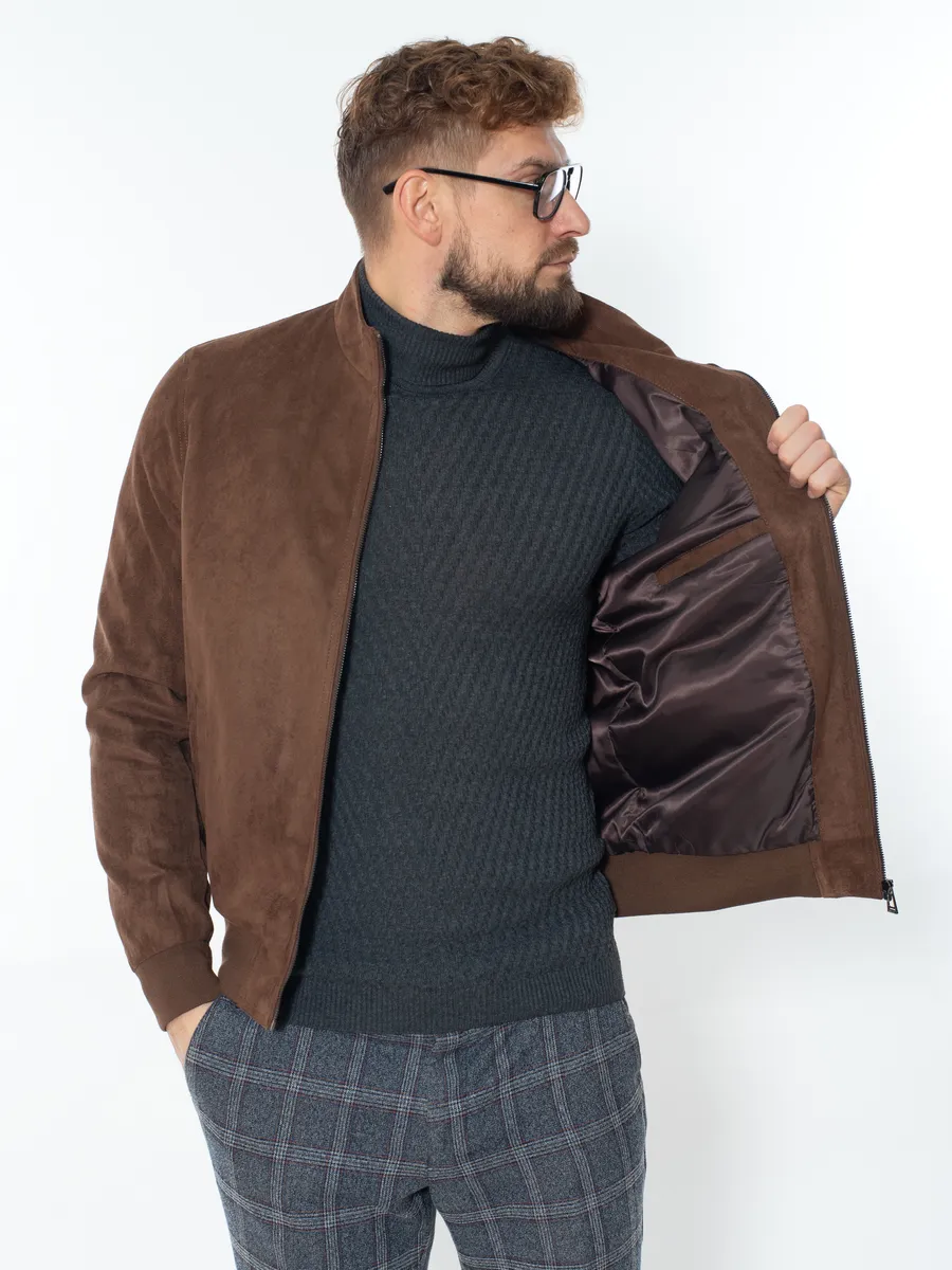 Ветровка замшевая мужская