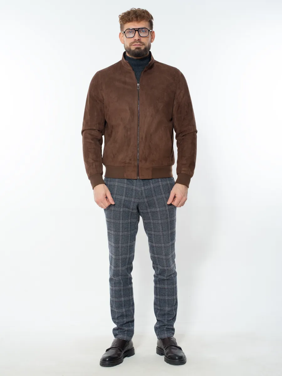 Ветровка замшевая мужская