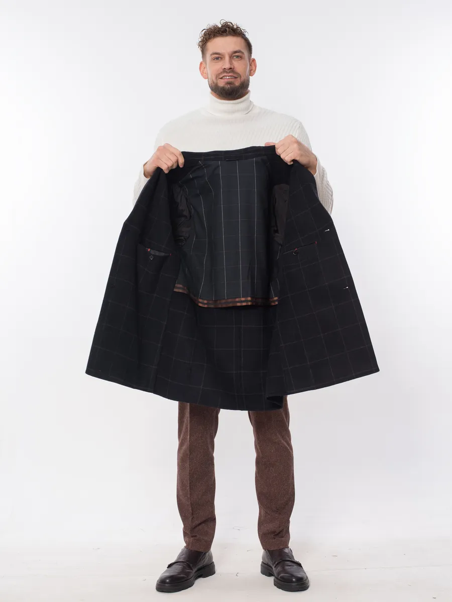 Пальто пиджак мужское классическое