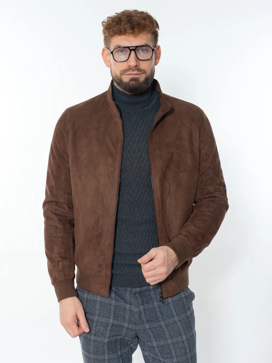 Ветровка замшевая мужская