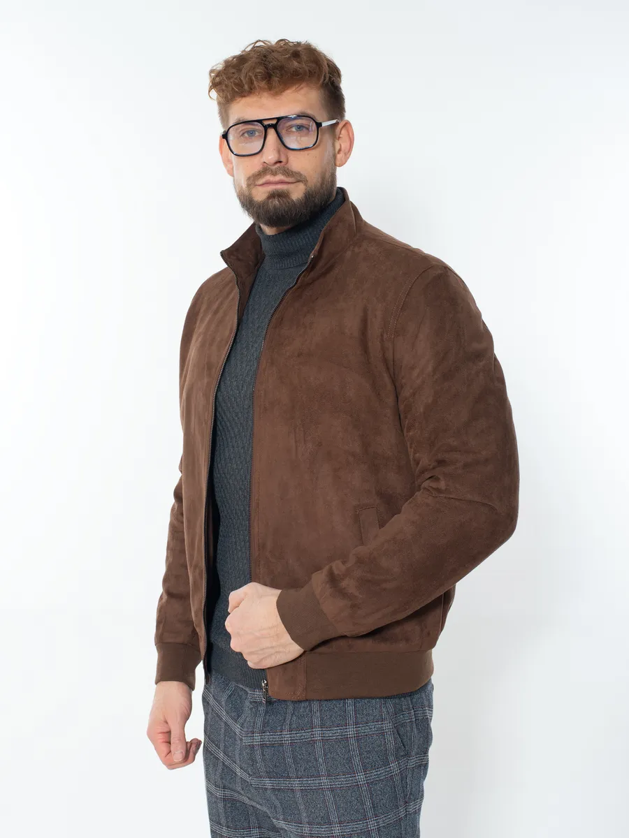 Ветровка замшевая мужская