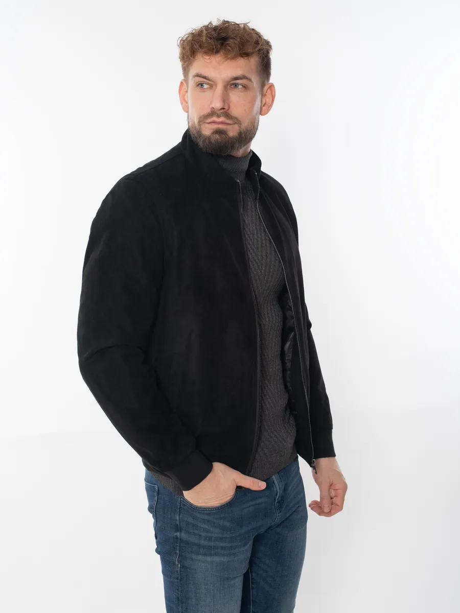 Ветровка замшевая мужская