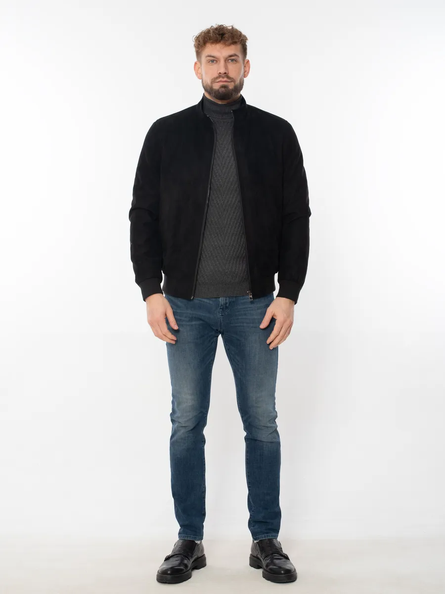 Ветровка замшевая мужская