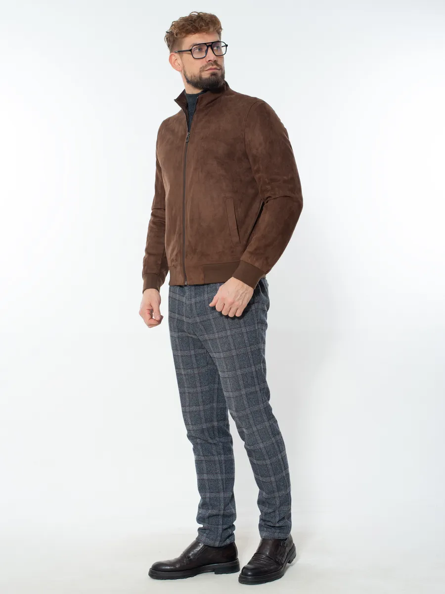 Ветровка замшевая мужская