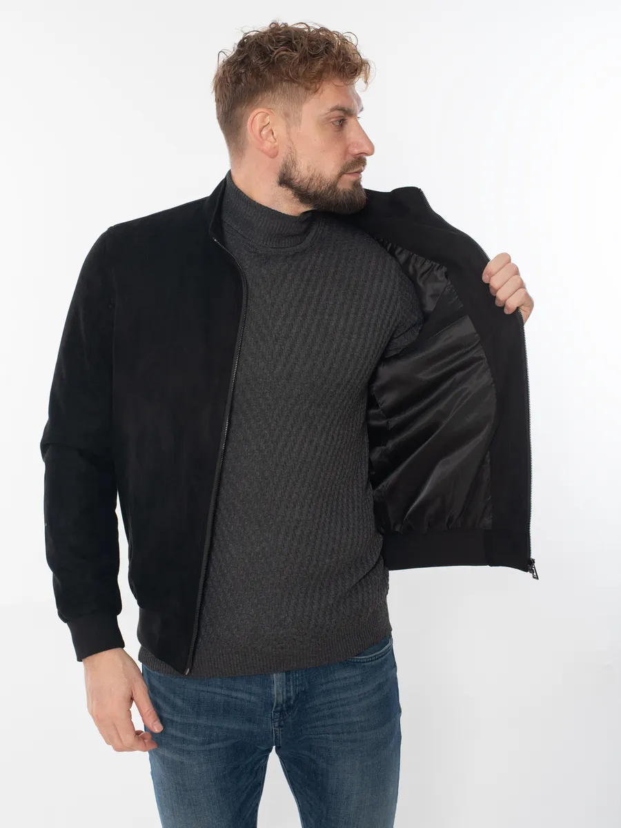 Ветровка замшевая мужская