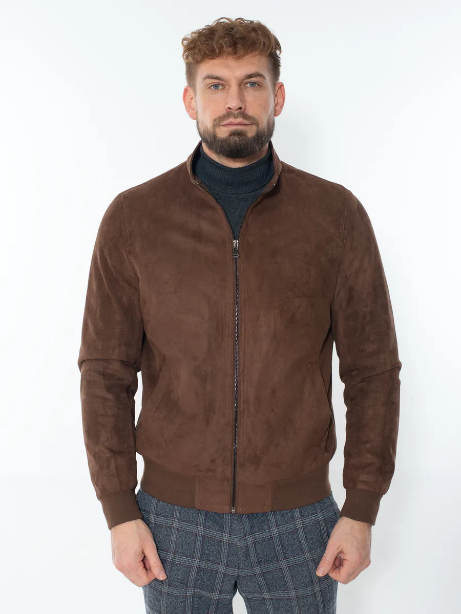 Ветровка замшевая мужская