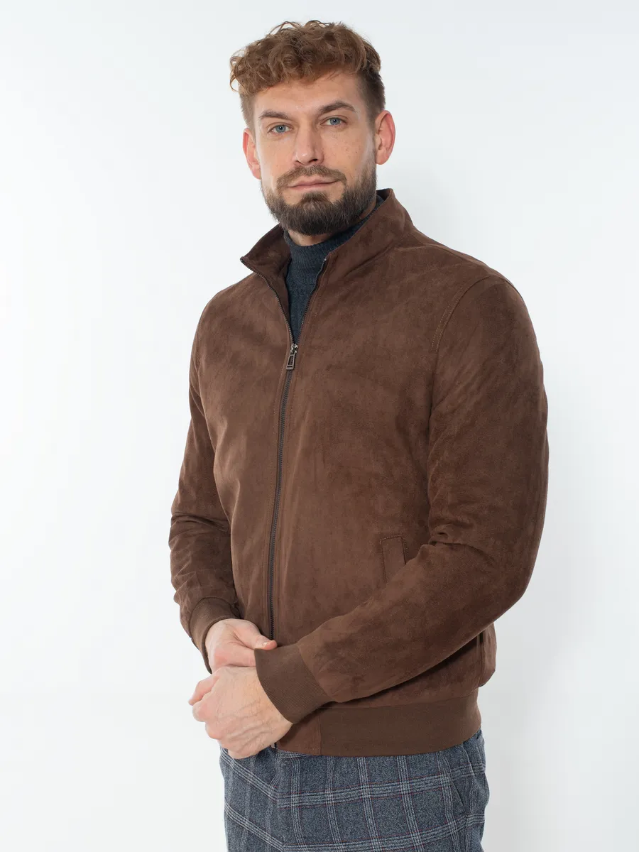 Ветровка замшевая мужская