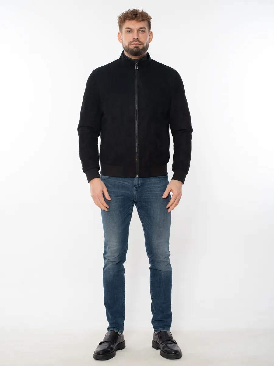 Ветровка замшевая мужская