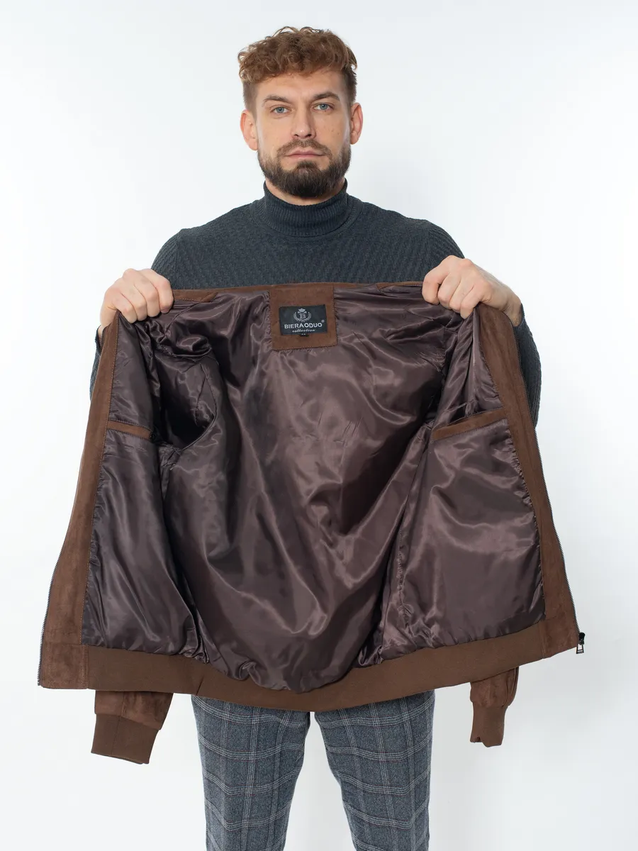 Ветровка замшевая мужская