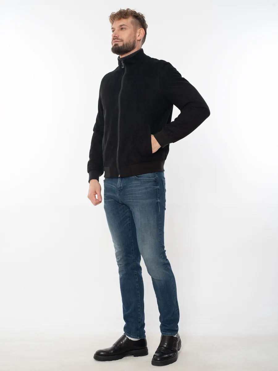 Ветровка замшевая мужская