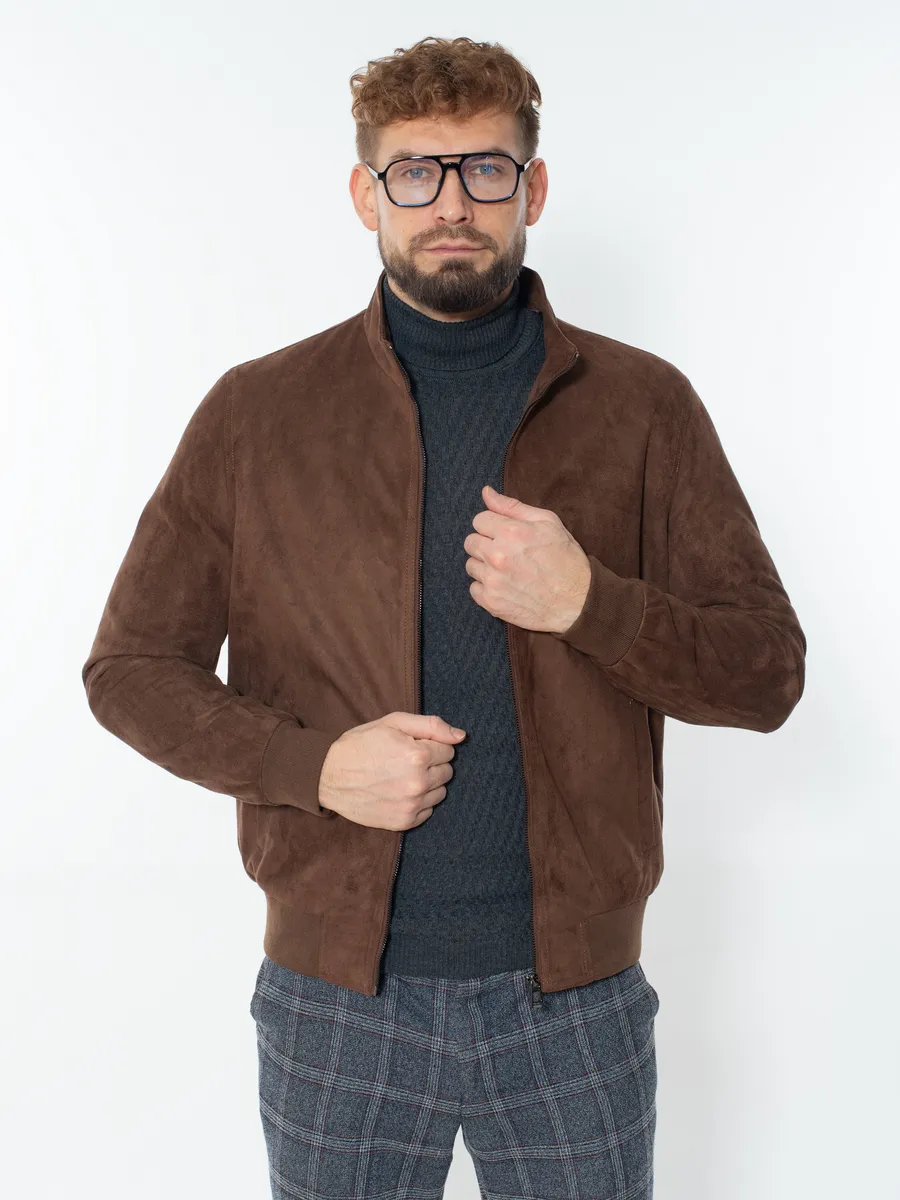 Ветровка замшевая мужская