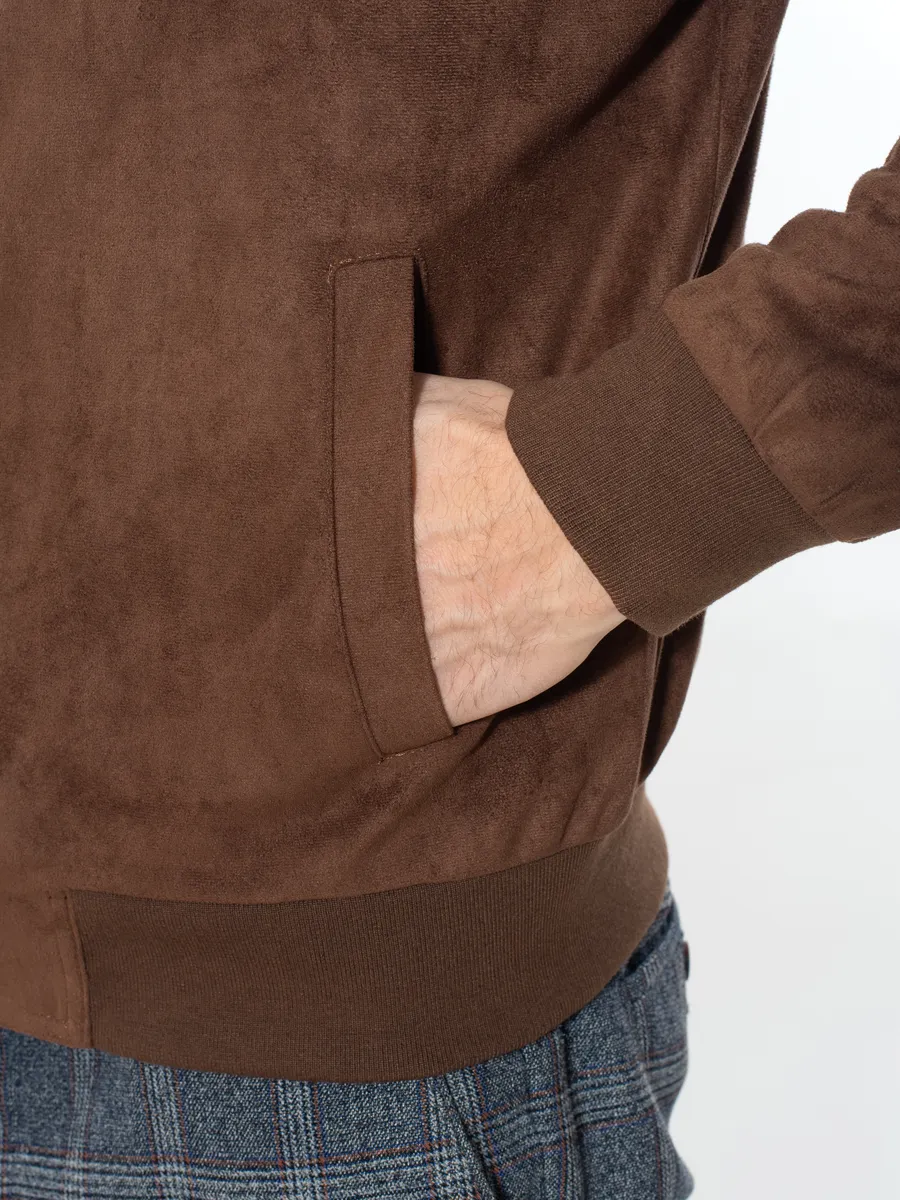 Ветровка замшевая мужская