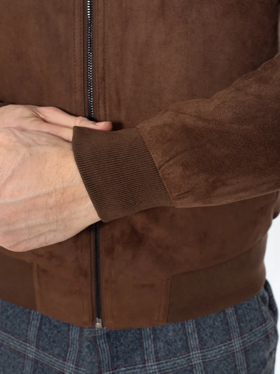 Ветровка замшевая мужская