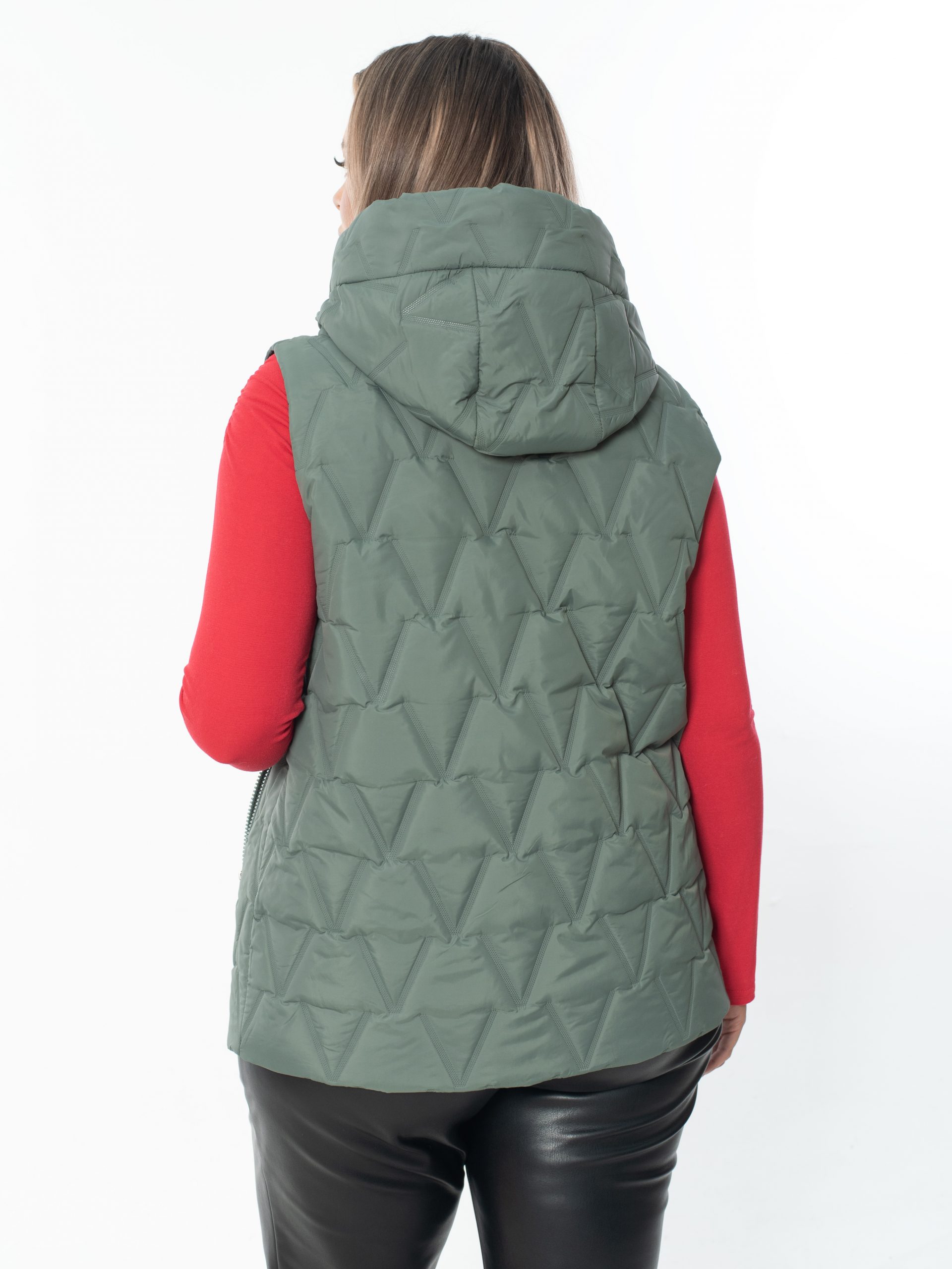 Жилет женский демисезонный оверсайз