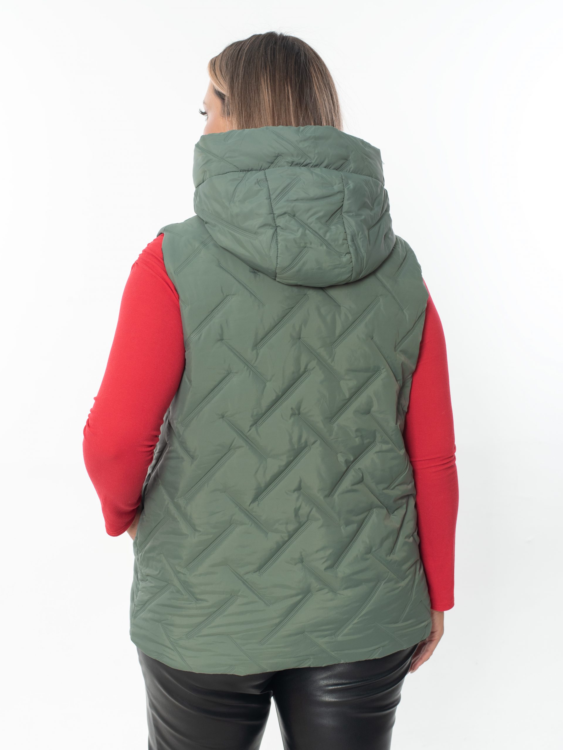 Жилет женский демисезонный оверсайз