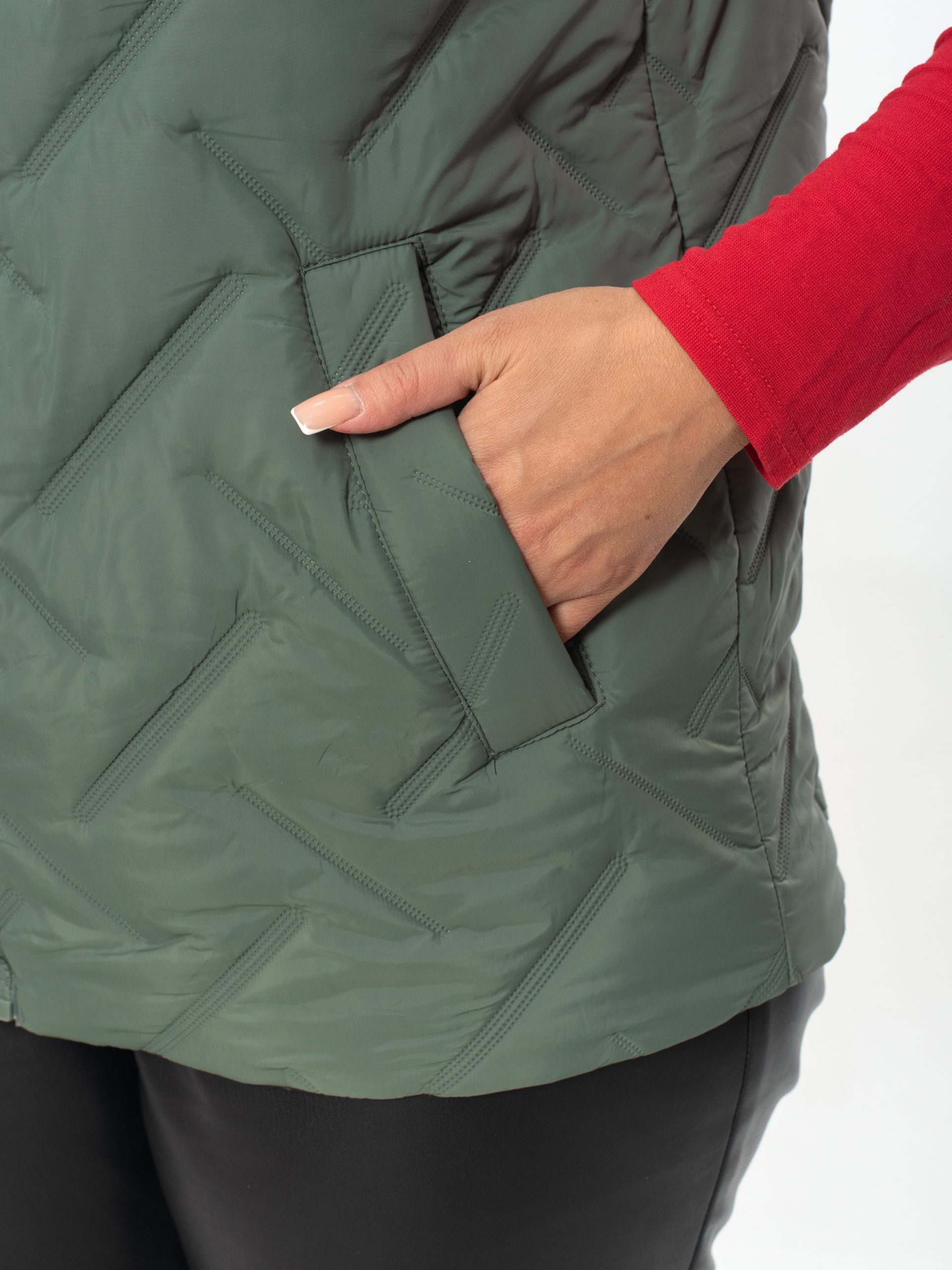 Жилет женский демисезонный оверсайз