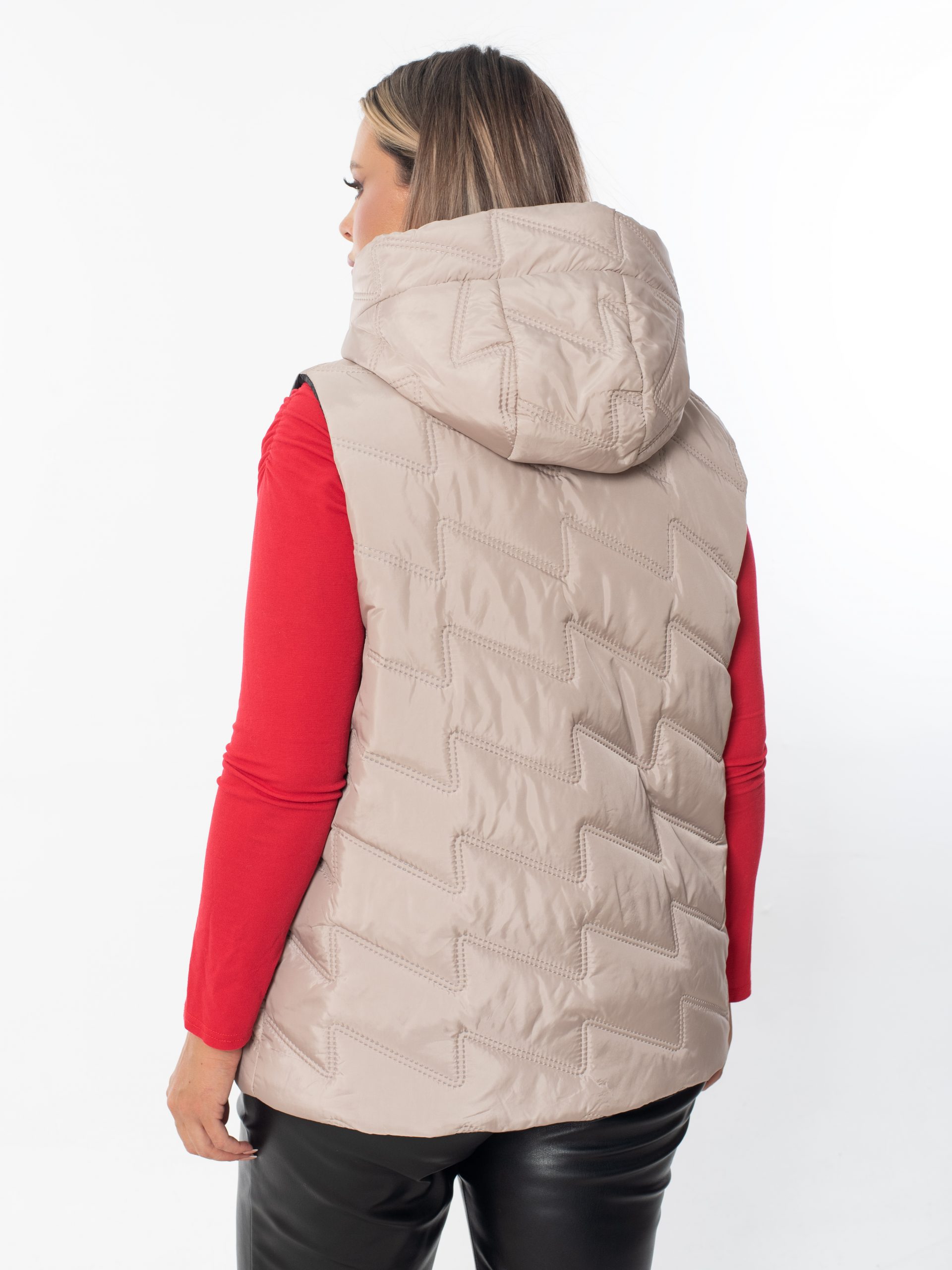 Жилет женский демисезонный оверсайз