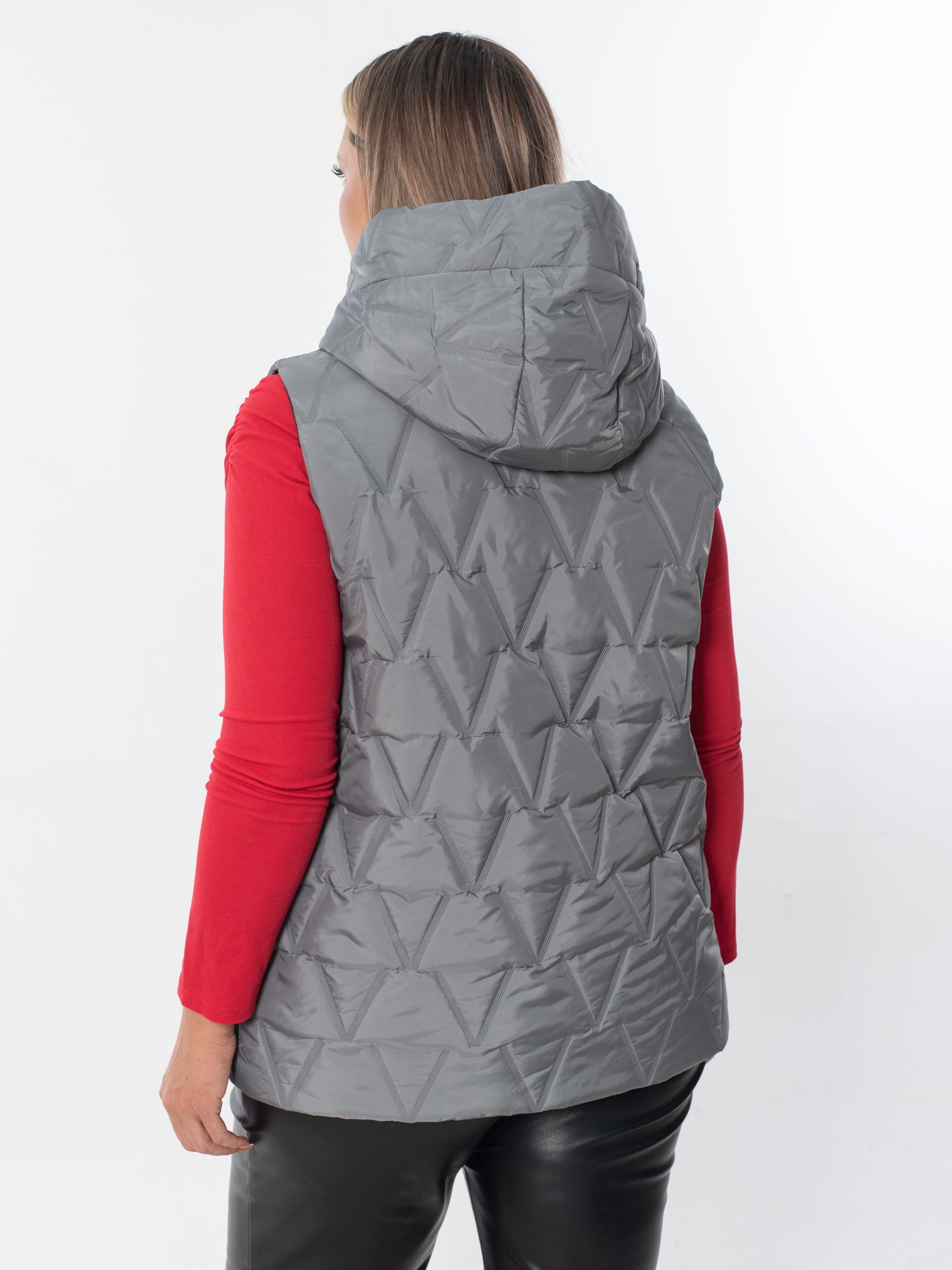 Жилет женский демисезонный оверсайз