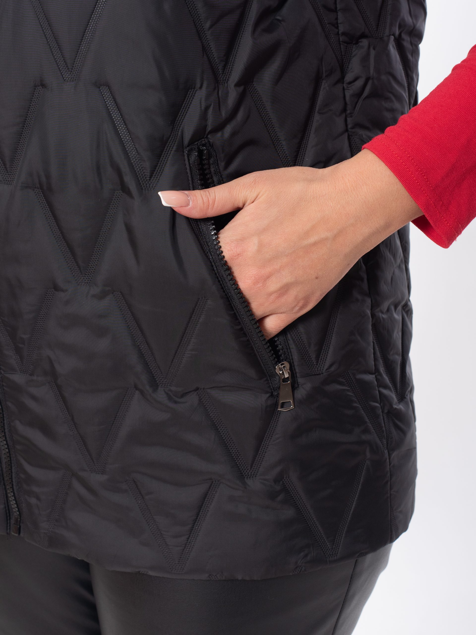 Жилет женский демисезонный оверсайз