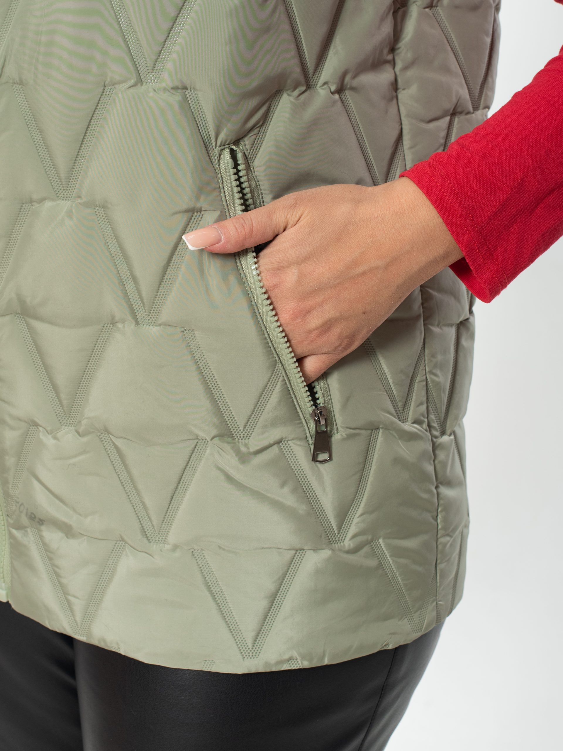 Жилет женский демисезонный оверсайз