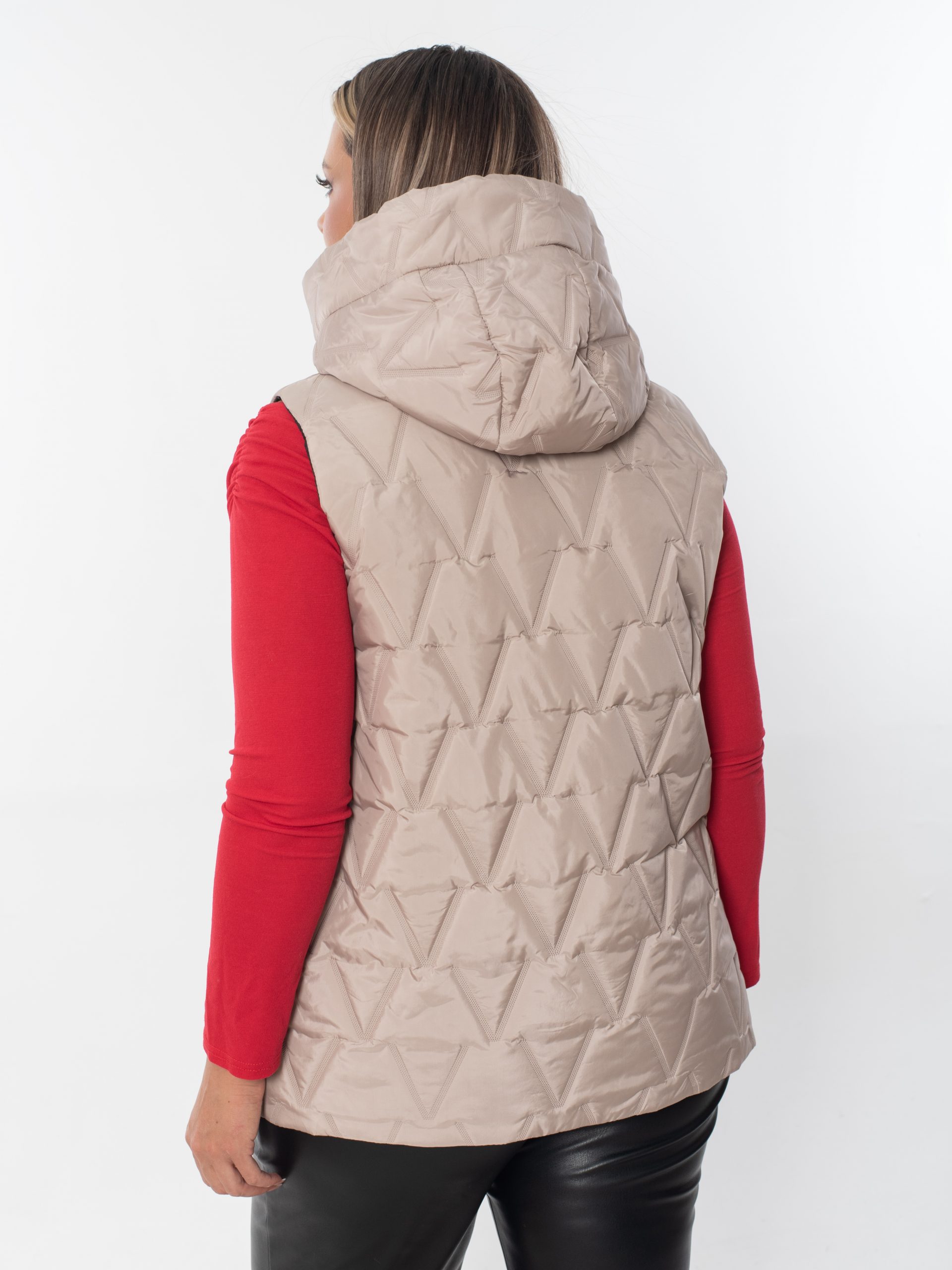 Жилет женский демисезонный оверсайз