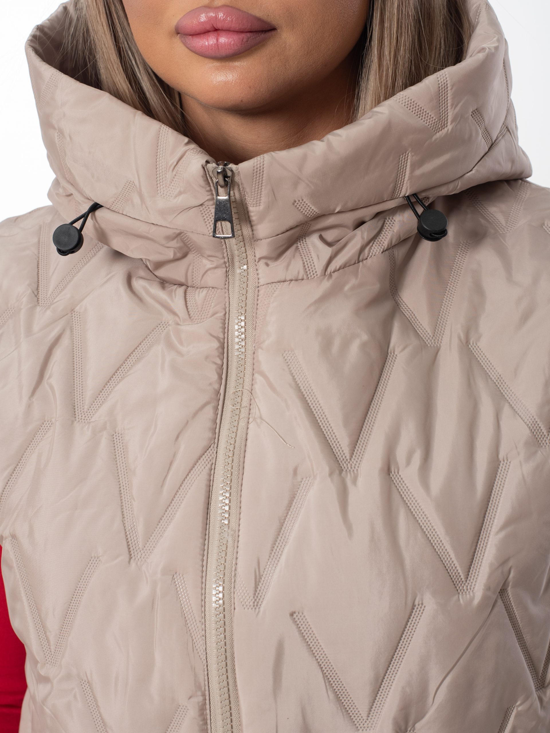 Жилет женский демисезонный оверсайз