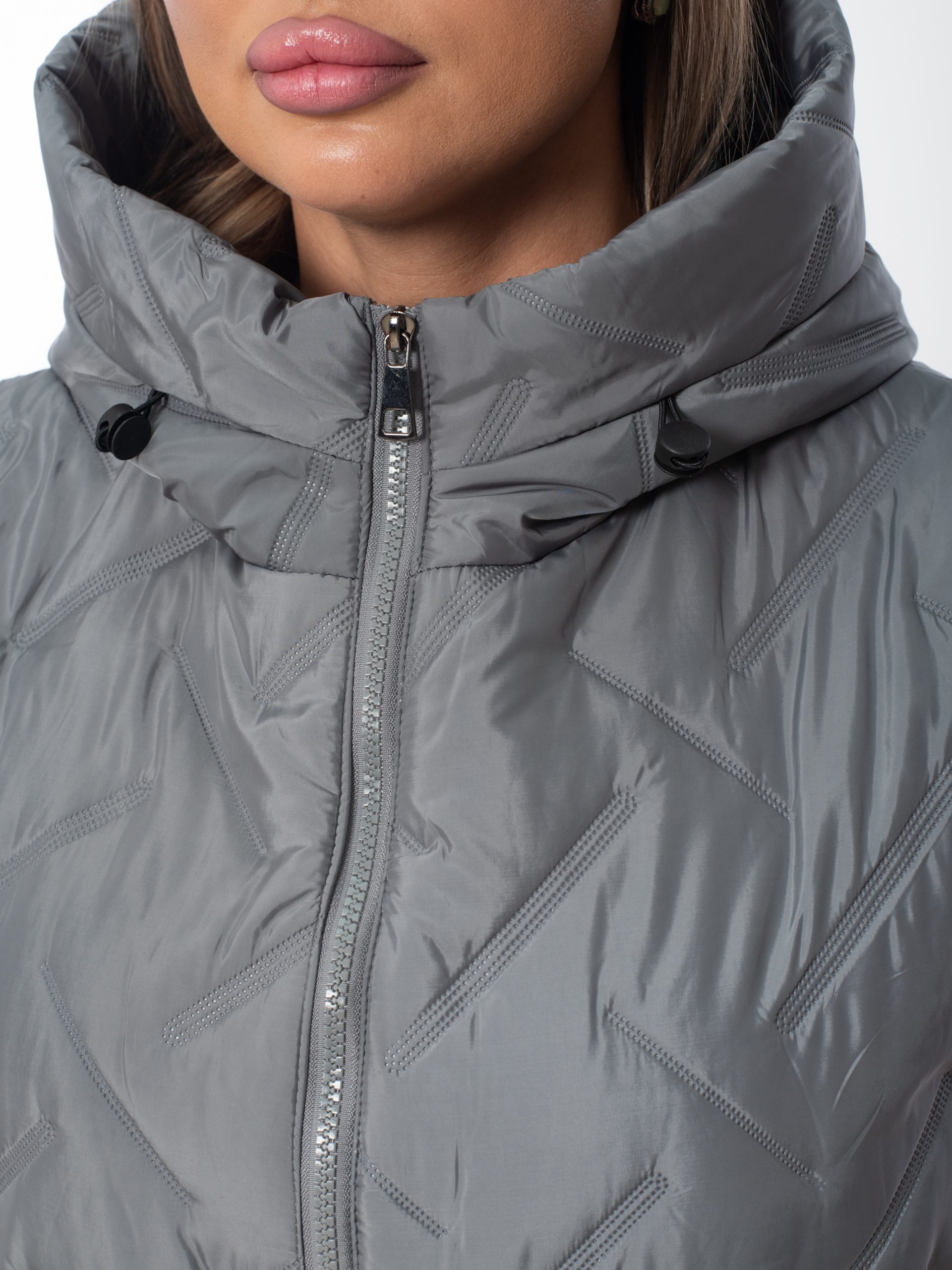 Жилет женский демисезонный оверсайз