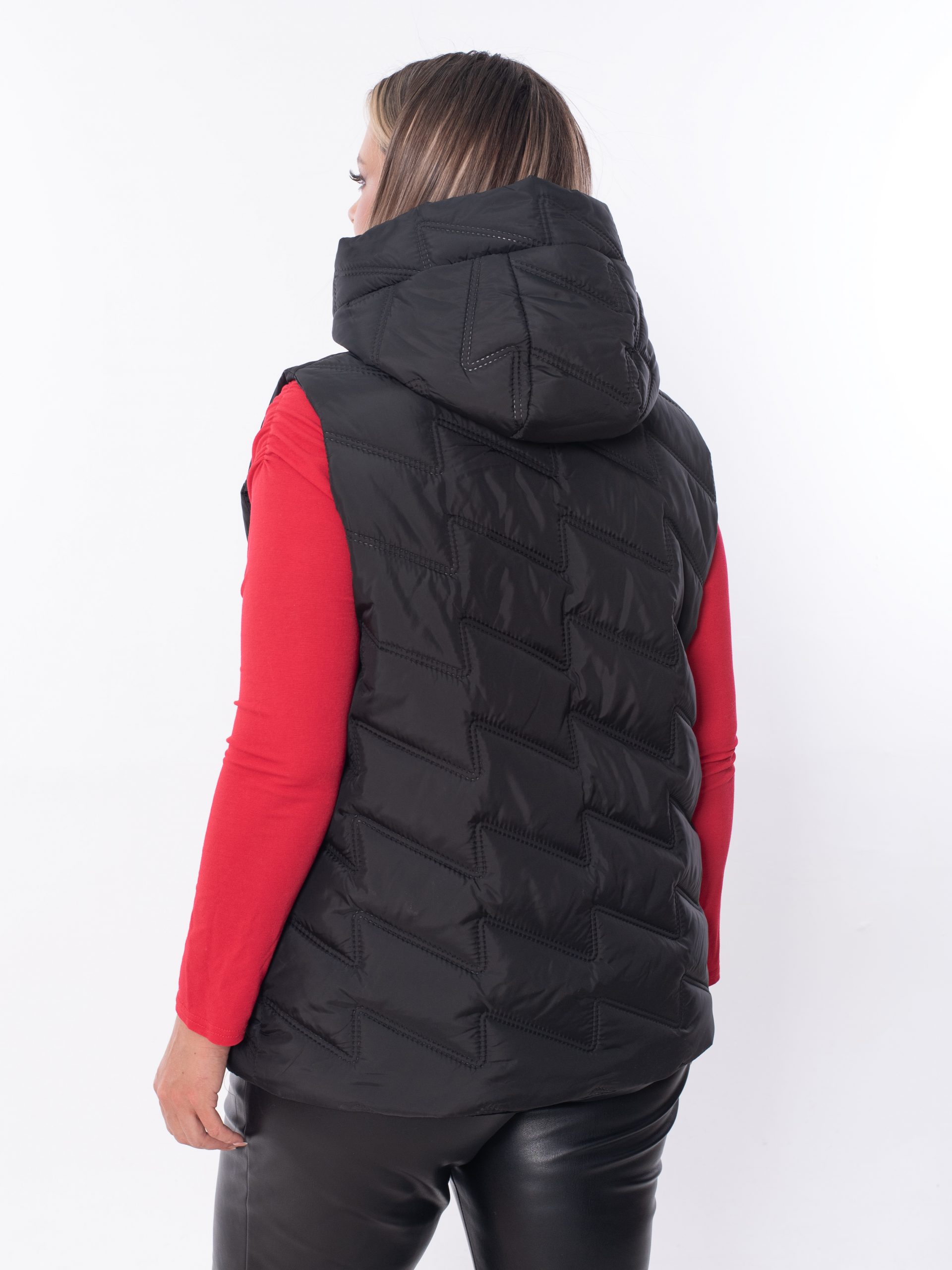 Жилет женский демисезонный оверсайз